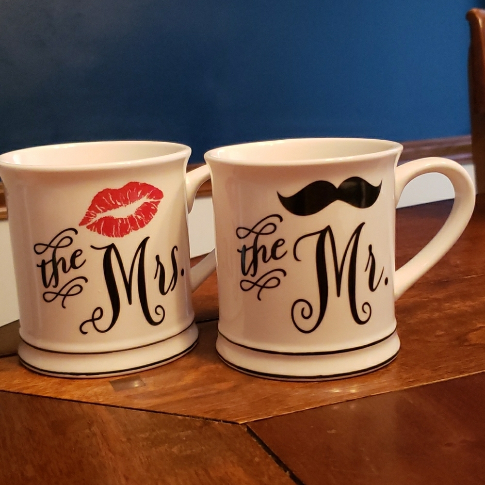 Mr. & Mrs. Coffee Mug Cups